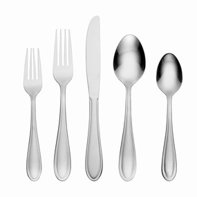 Lincoln 46 Piece Flatware Set with Caddyeco-friendly bamboo fiber tableware set 