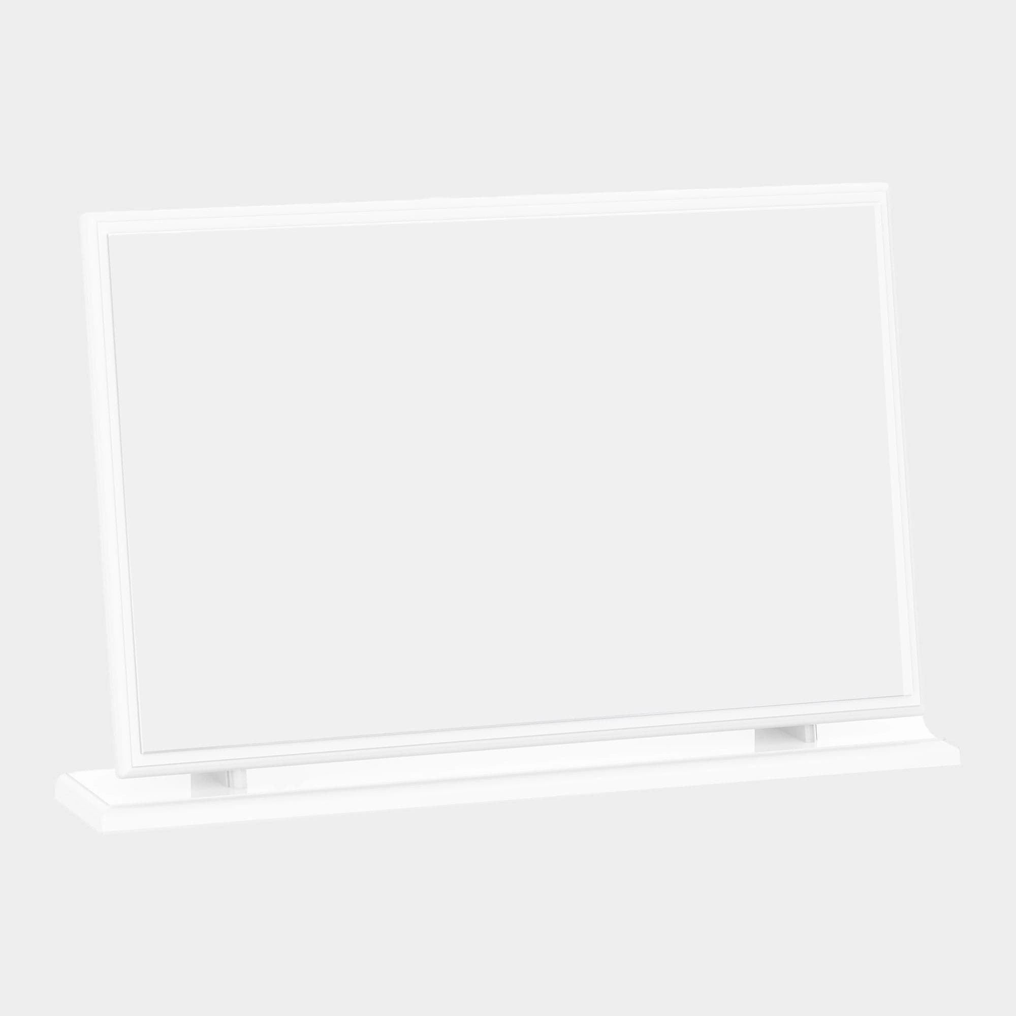 Lincoln - Large Mirror White High Glosswall mounted decorative mirror,full length dressing mirror