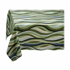Linen Sateen Landscape Tablecloth - Blue   Greennordic style desktop ornaments
