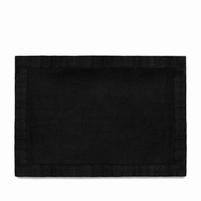 Linen Sateen Placemats - Black (Set of 4)nordic style desktop ornaments