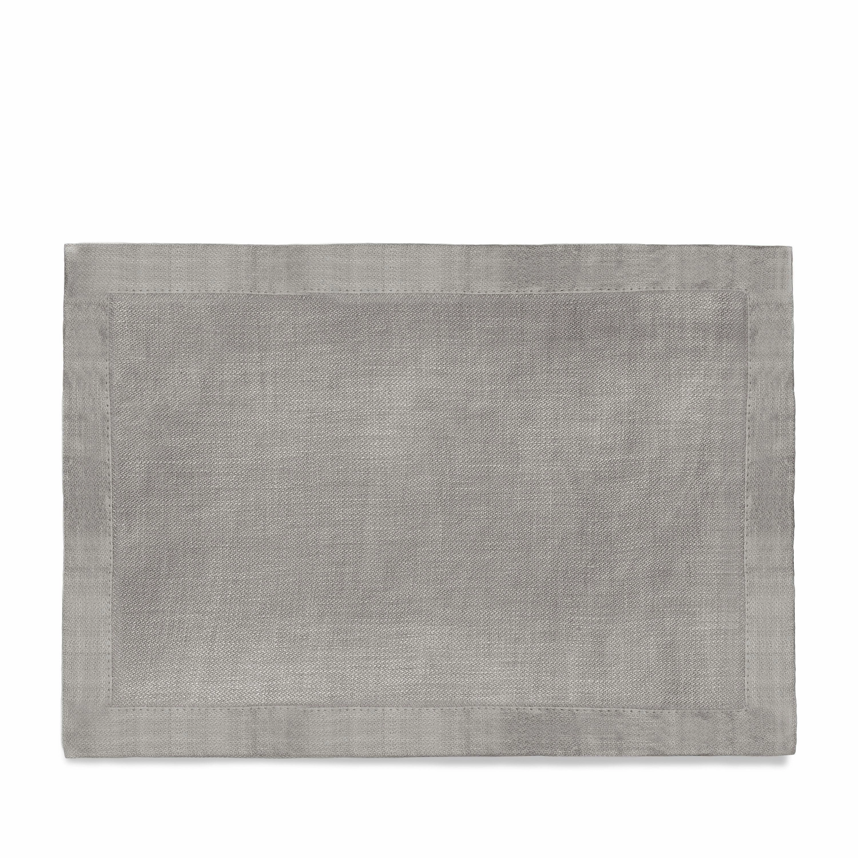 Linen Sateen Placemats - Grey (Set of 4)nordic style desktop ornaments