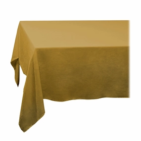 Linen Sateen Tablecloth - Mustardnordic style desktop ornaments