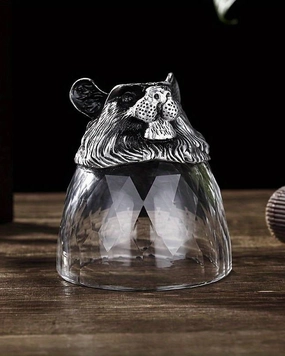 Lion Animal Head Shot Glassmodern kitchen decor ,kitchen dinner set ,dinnerware 