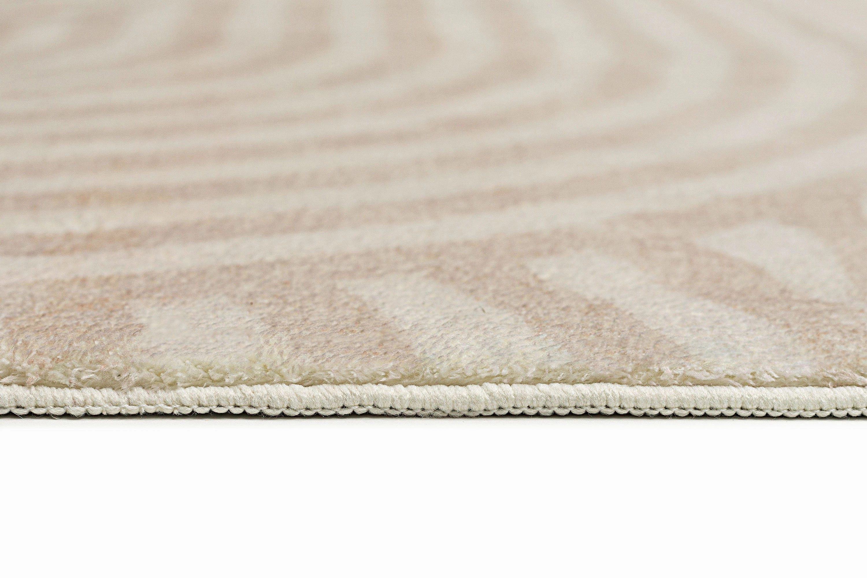 Lissy Ivory Rainbow Pattern Washable Rug