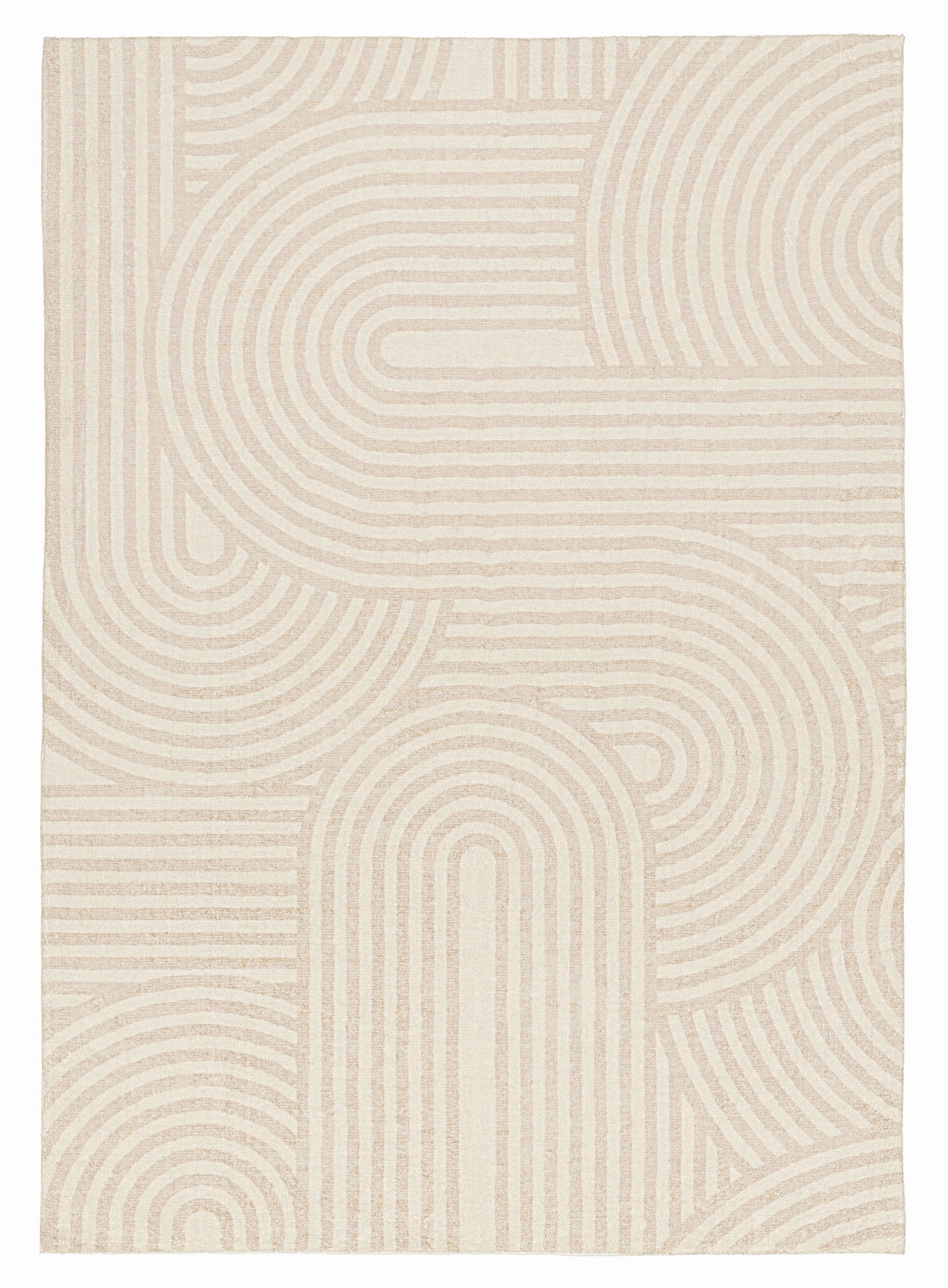 Lissy Ivory Rainbow Pattern Washable Rugmodern color block patchwork rug