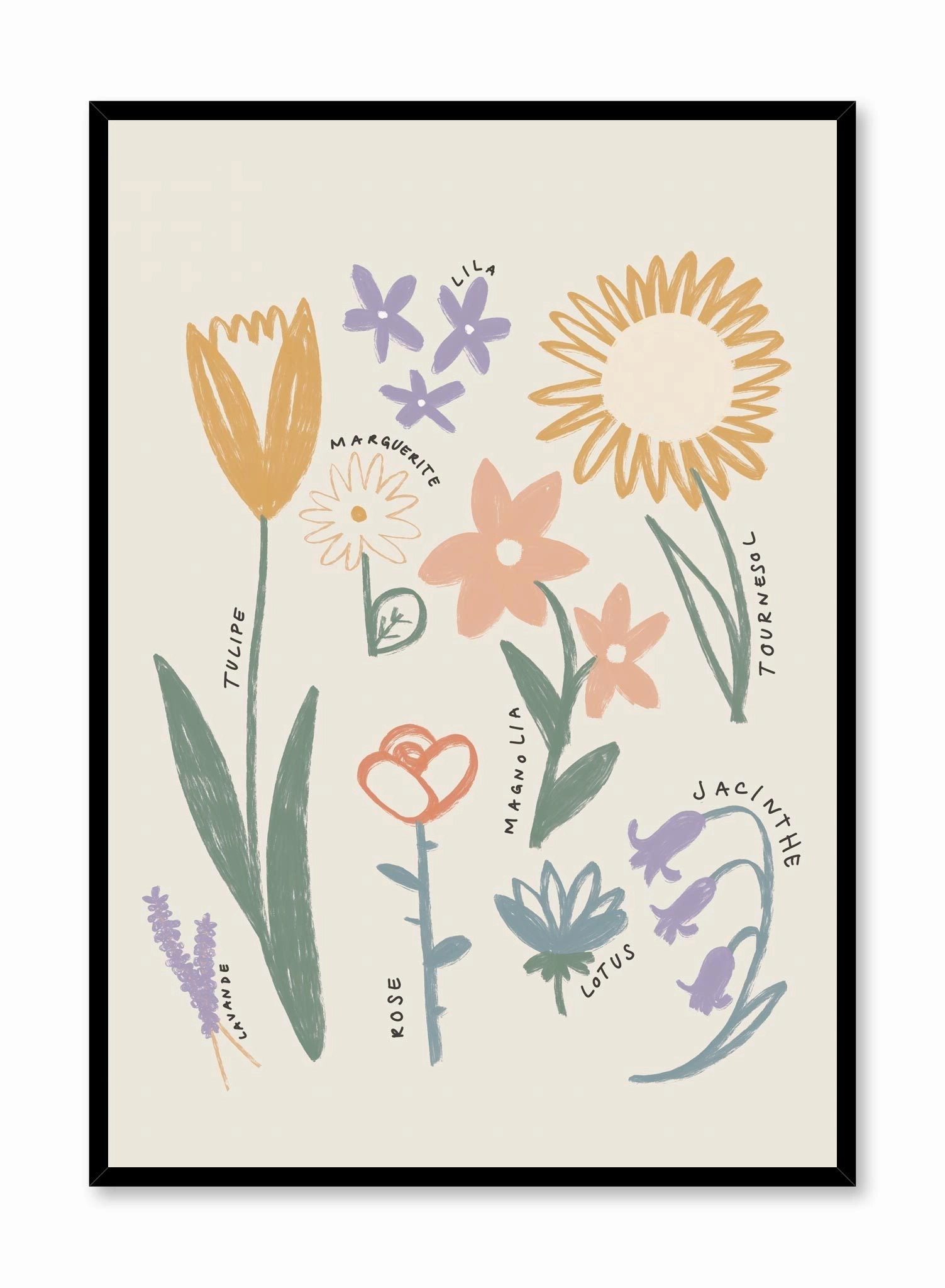 Little Gardeners Guide in French, Posterpop culture themed posters