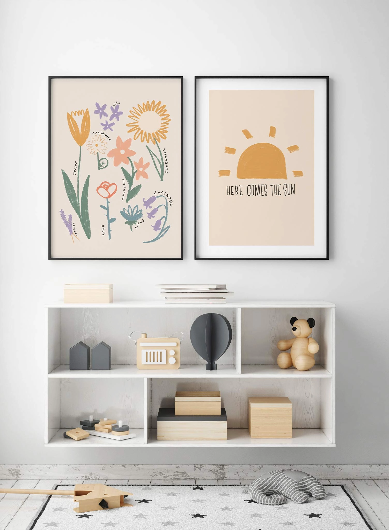 Little Gardeners Guide in French, Poster