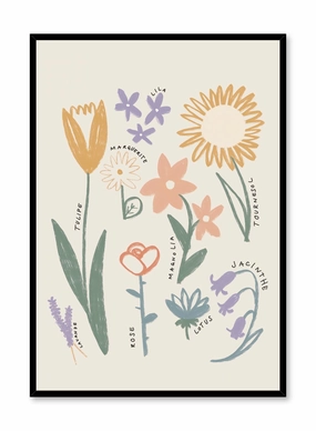 Little Gardeners Guide in French, Posterpop culture themed posters