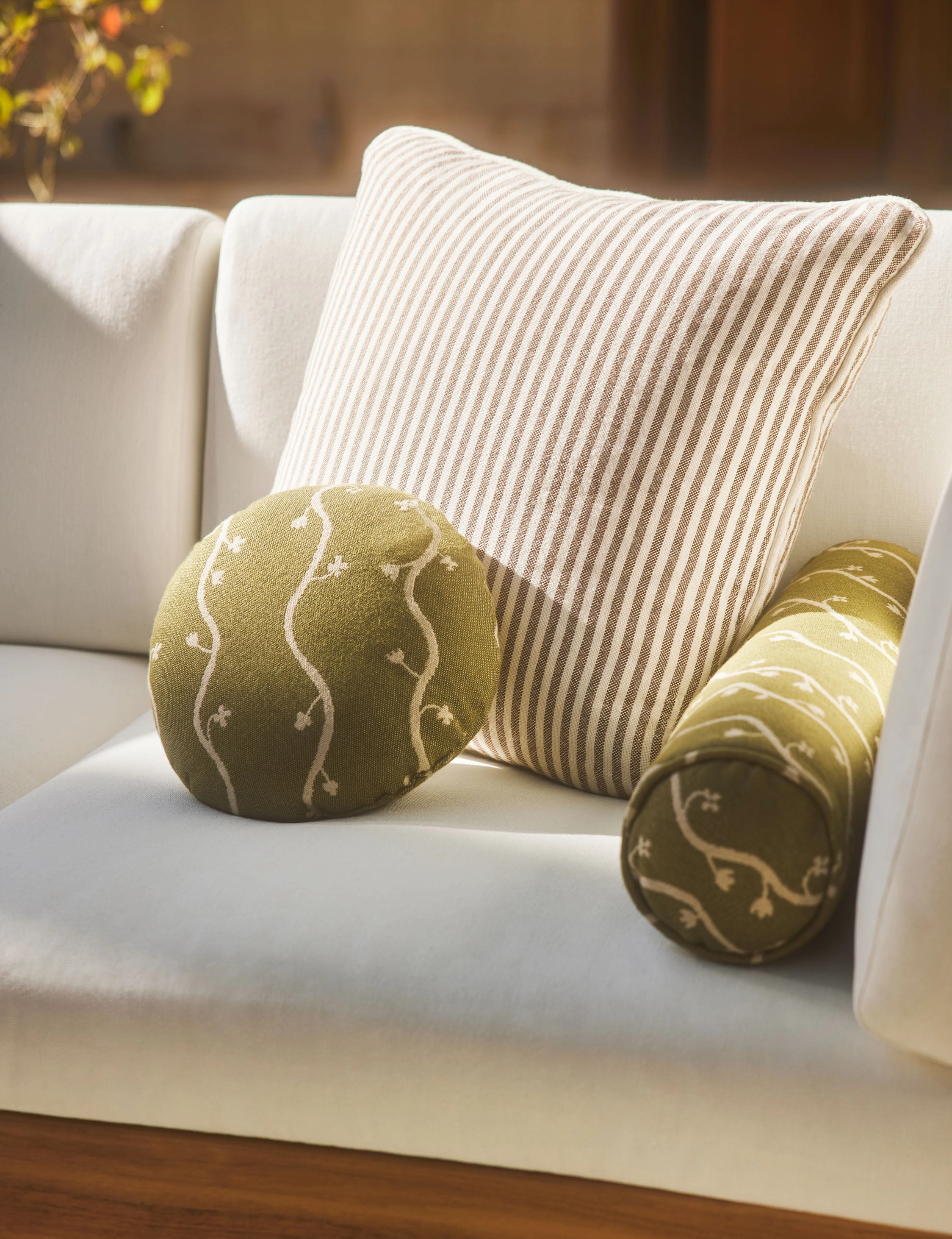 Littu Indoor / Outdoor Striped Pillow by Sarah Sherman Samuel