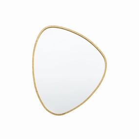 Livia - Small Gold Wall Mirrorwall mounted decorative mirror,full length dressing mirror