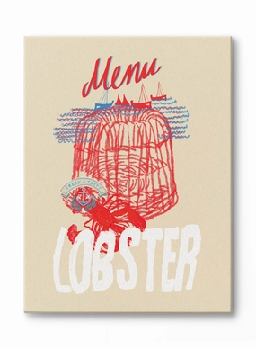 Lobster Forever, Canvasindoor decorative canvas print