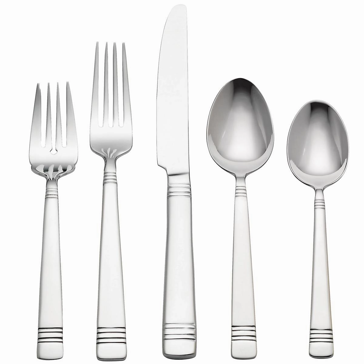 Longwood II 65 Piece Flatware Seteco-friendly bamboo fiber tableware set 