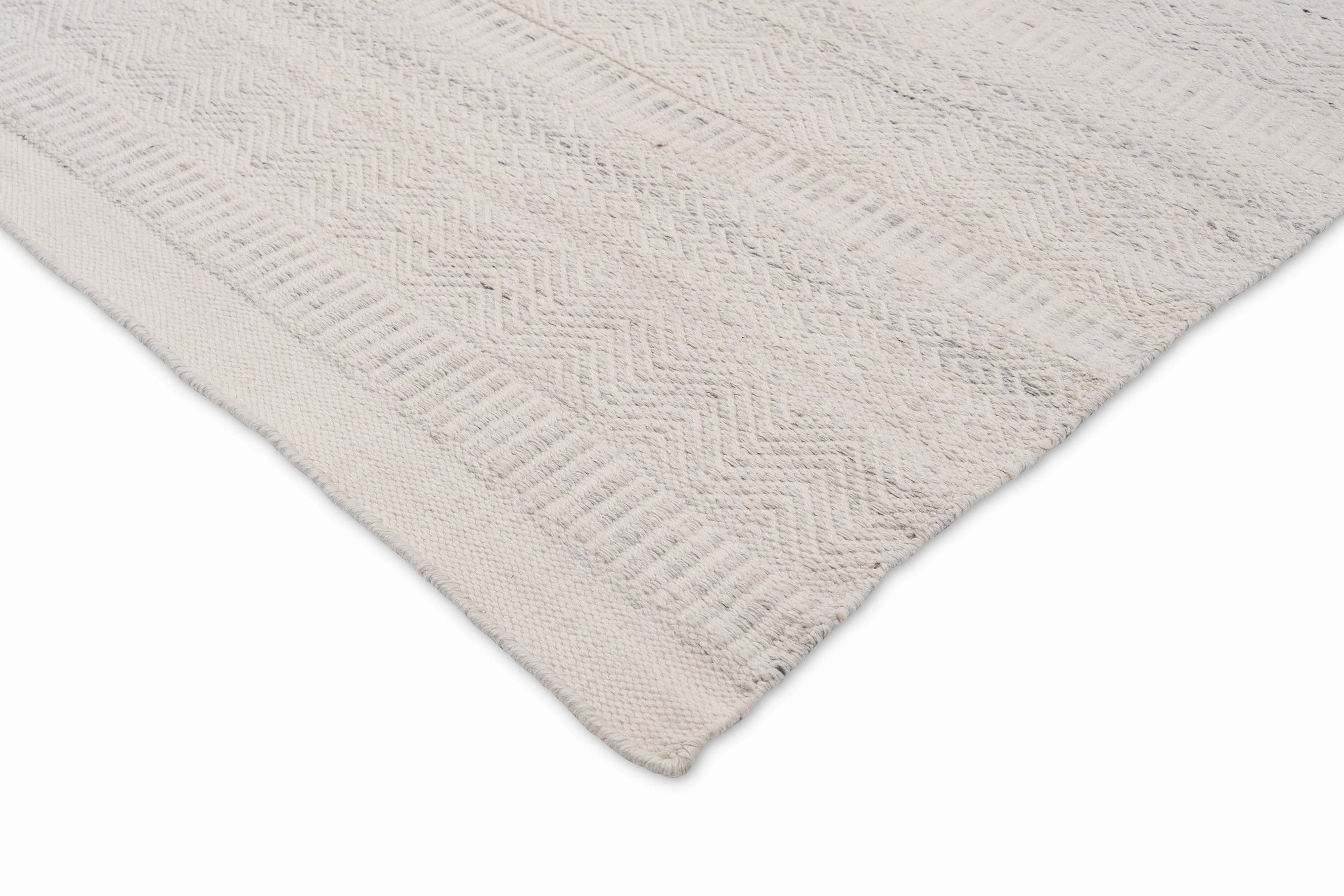 Loretta Cream and Grey Indoor Outdoor PET Rug