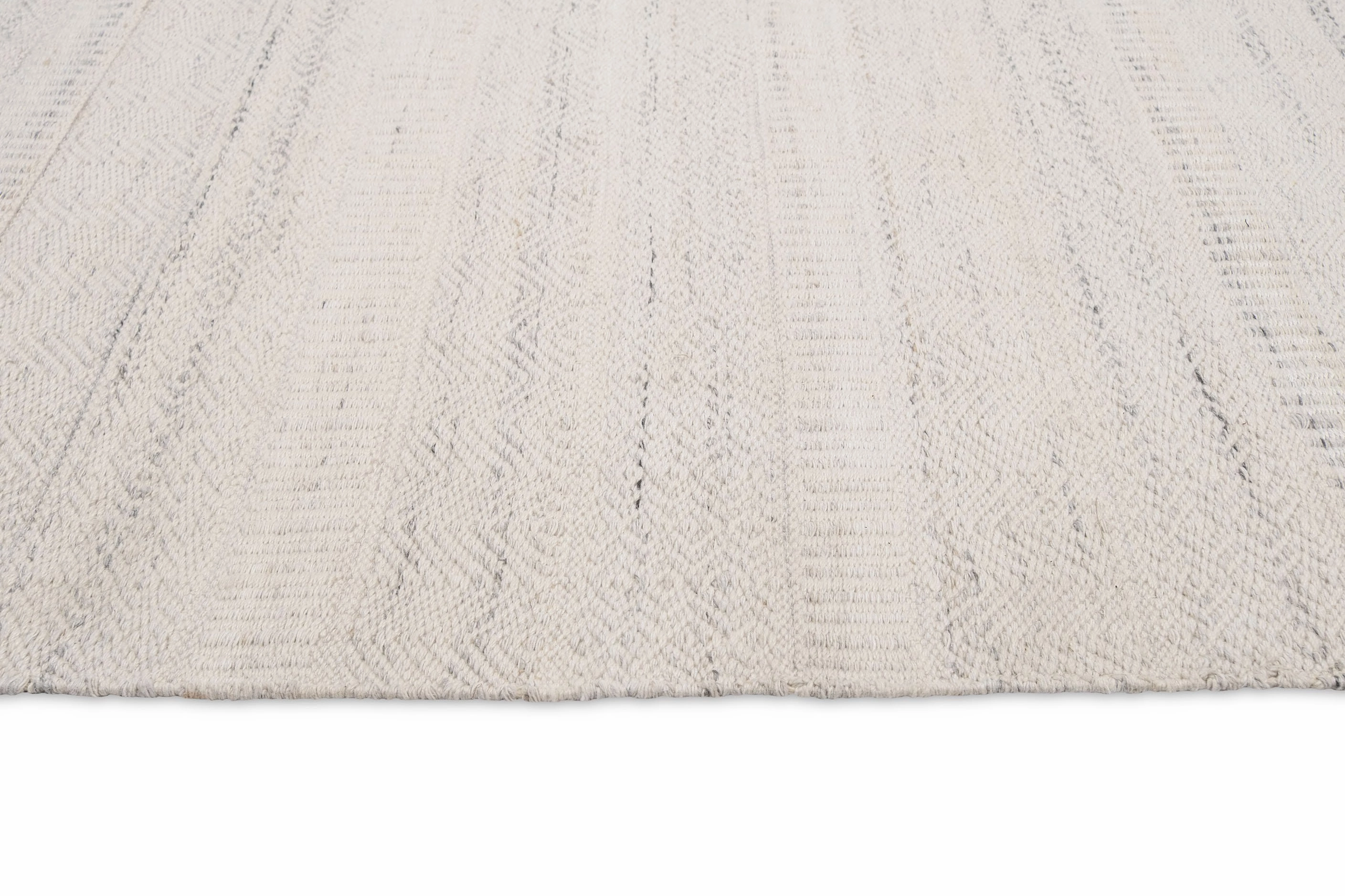 Loretta Cream and Grey Indoor Outdoor PET Rug