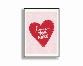 Love You More 2modern abstract painting decor