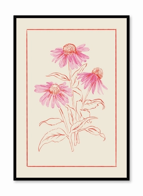 Lovely Coneflower, Posterpop culture themed posters
