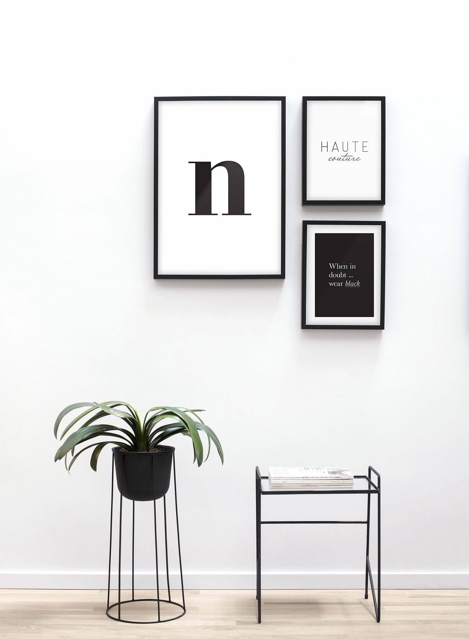 Lowercase Letter N, Poster