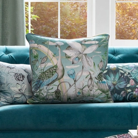 Luan Printed Feather Cushion Emeraldbedding sets ,throw blankets 