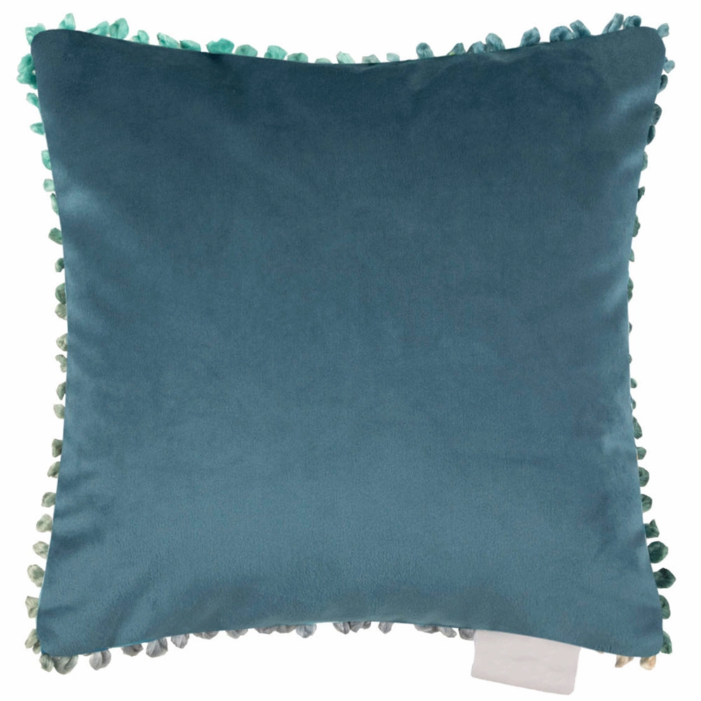 Luan Small Printed Feather Cushion Iris