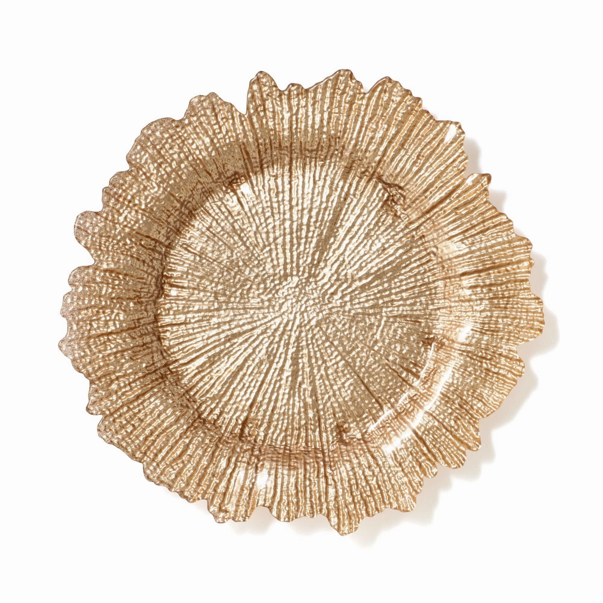 Luce Glass Plate L Copperhand-painted ceramic bowl