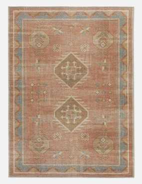 Lucette Rugmodern color block patchwork rug