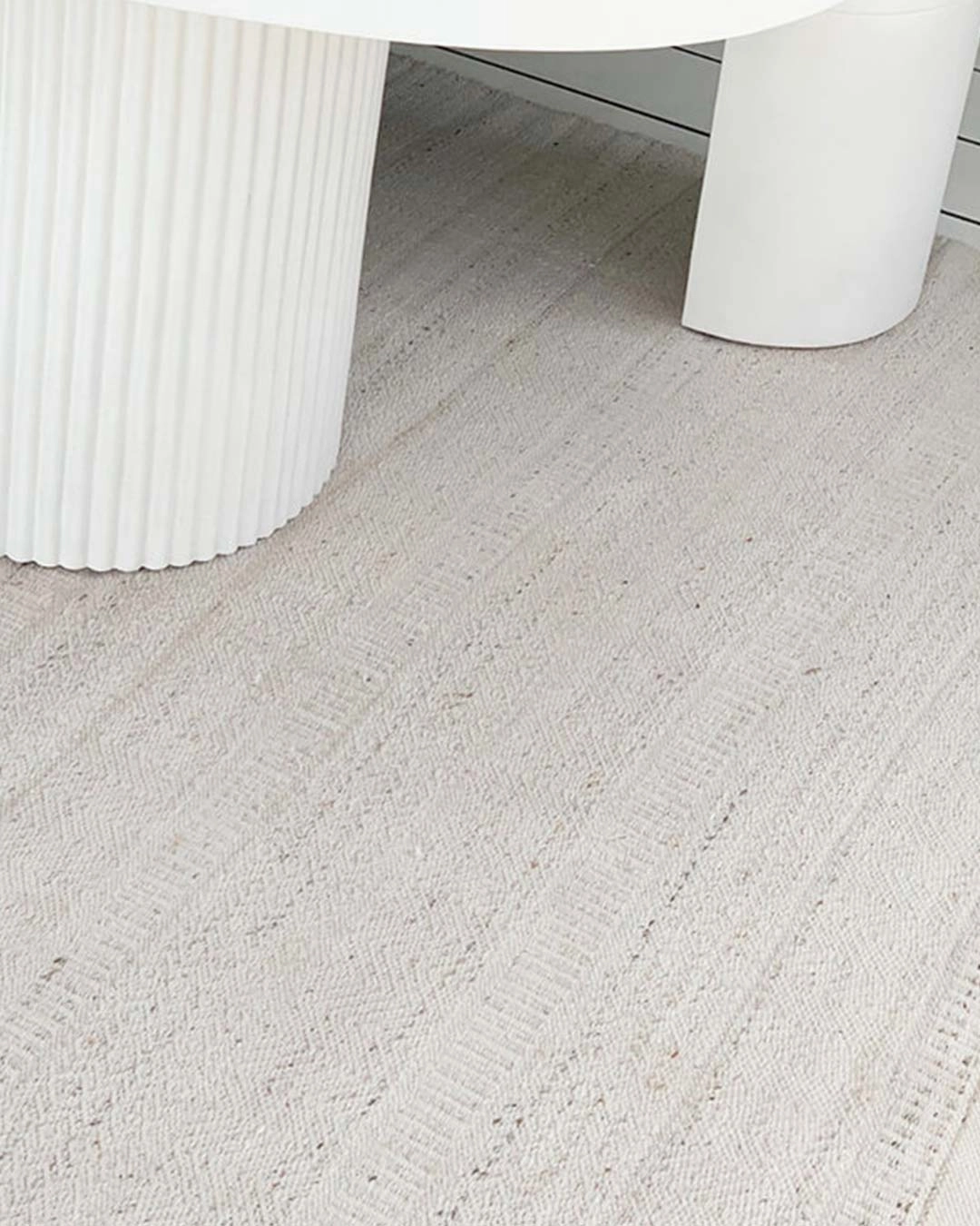 Lucinda Cream and Beige Indoor Outdoor PET Rug *NO RETURNS UNLESS FAULTY
