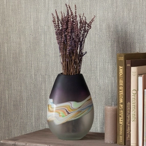 Lucius Frosted Vase Amethystmodern home decor ,home decor for bedroom 