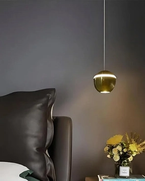 Luna Sphere LED Pendant Light - Goldmodern wall lamp,smart wall lamp