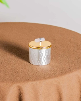 Lunar Fracturing Brass Container - Smallmodern kitchen decor ,kitchen dinner set ,dinnerware 