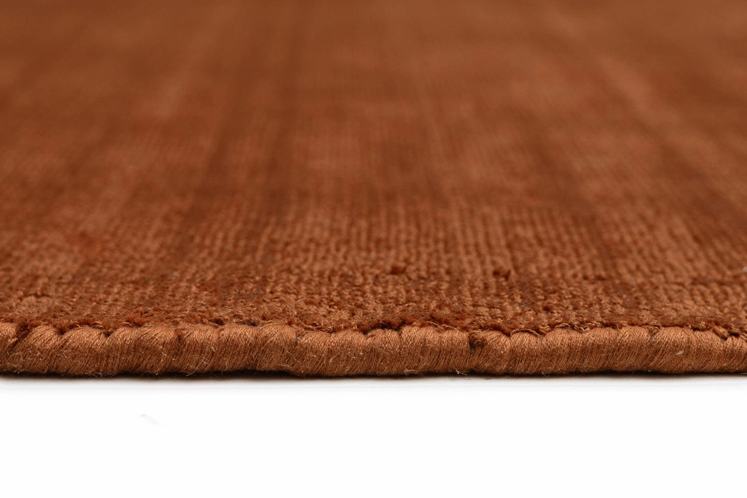 Lupe Terracotta Handwoven PET Round Rug
