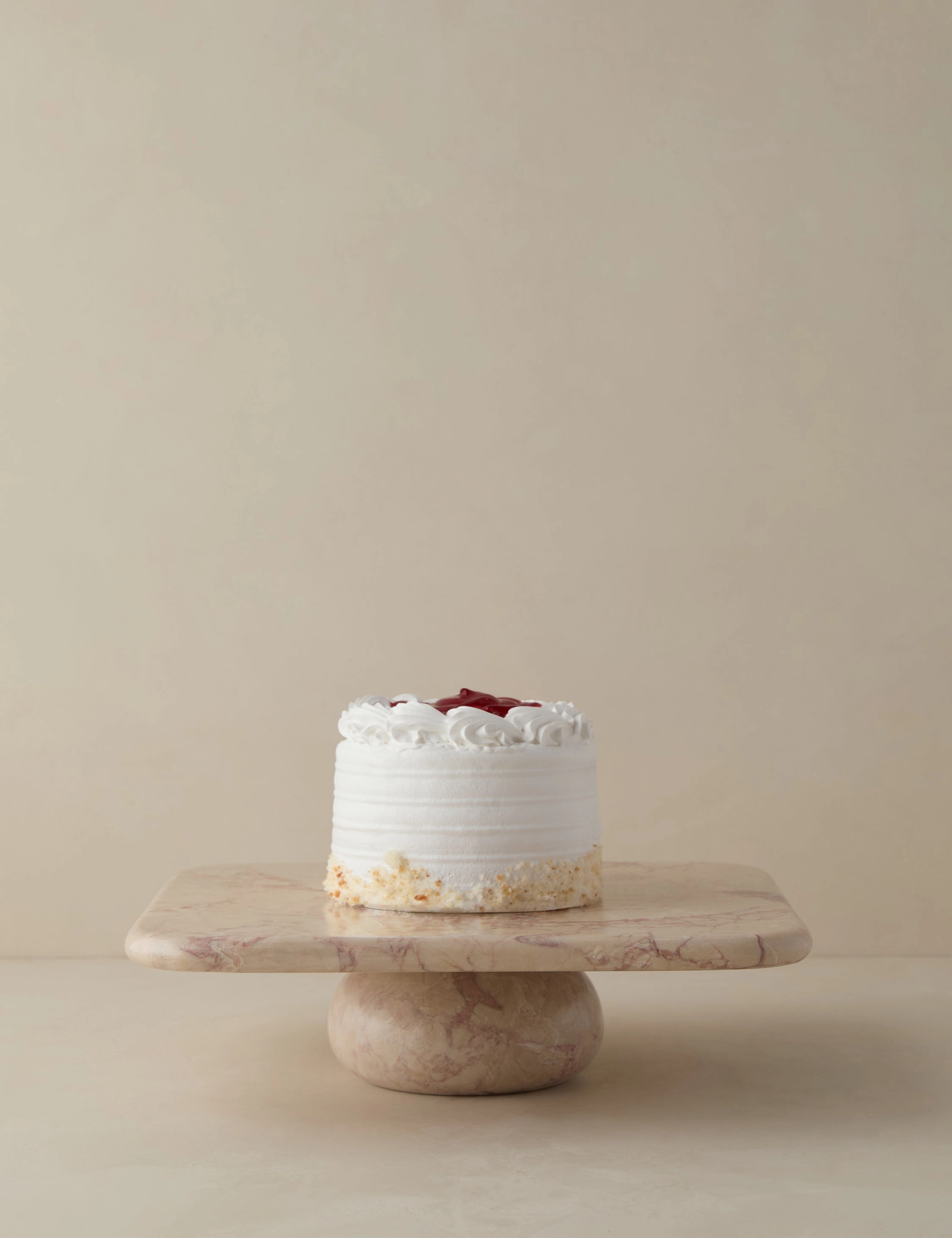 Lusine Square Marble Serving Stand