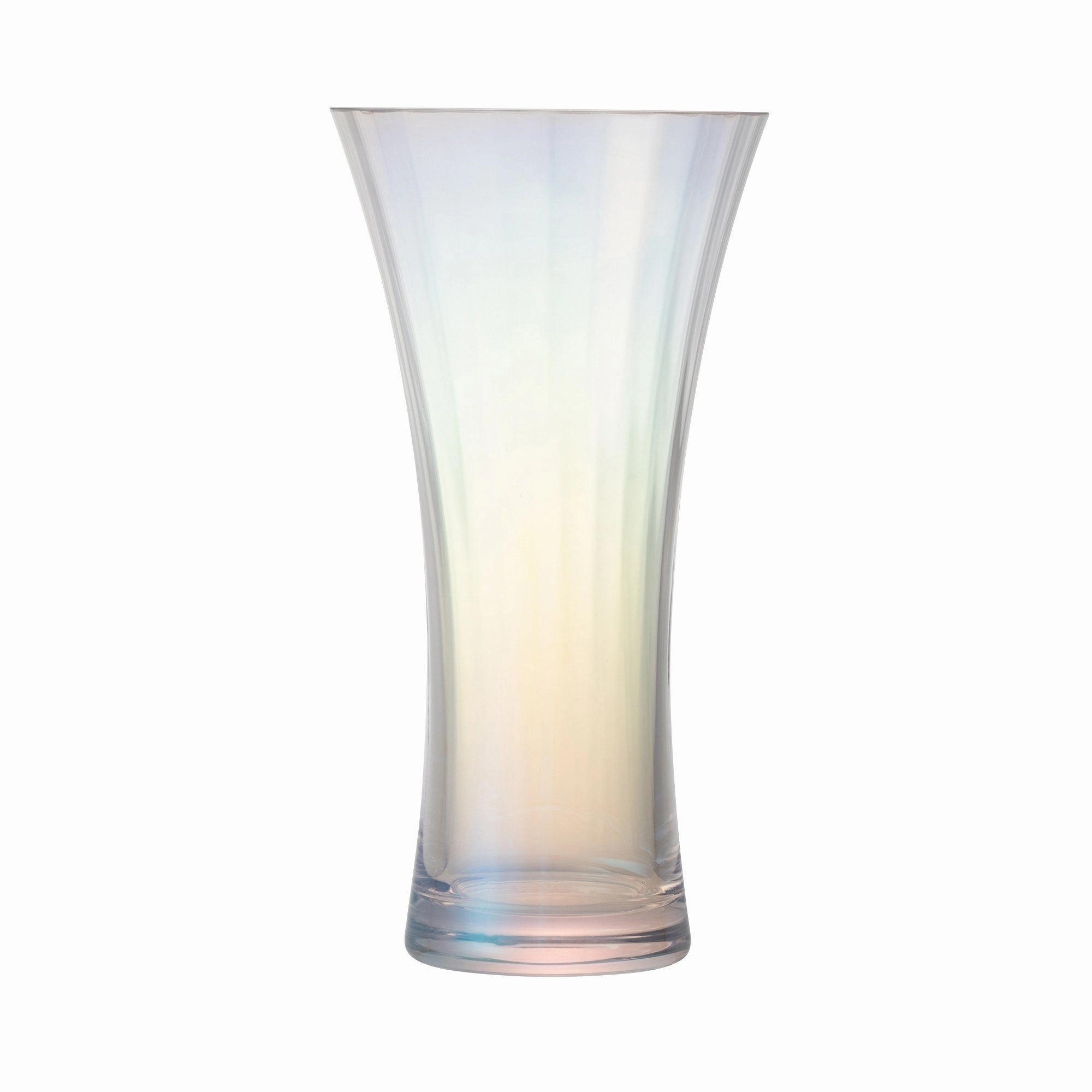 Luster Flower Vase Medium Clear