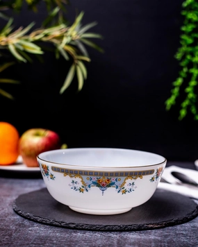 Luxe Gold Rimmed Bowl - Clearmodern kitchen decor ,kitchen dinner set ,dinnerware 