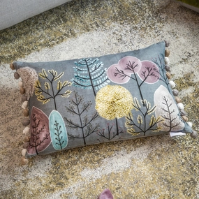 Lyall Printed Feather Cushion Granitebedding sets ,throw blankets 