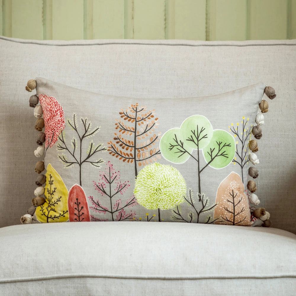 Lyall Printed Feather Cushion Sandstonebedding sets ,throw blankets 
