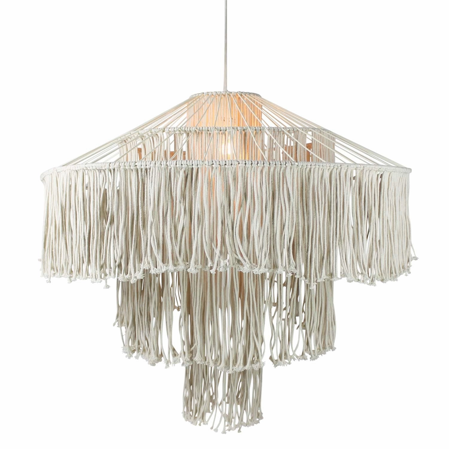Macrame Fringe Pendant Lightbedding sets ,throw blankets 