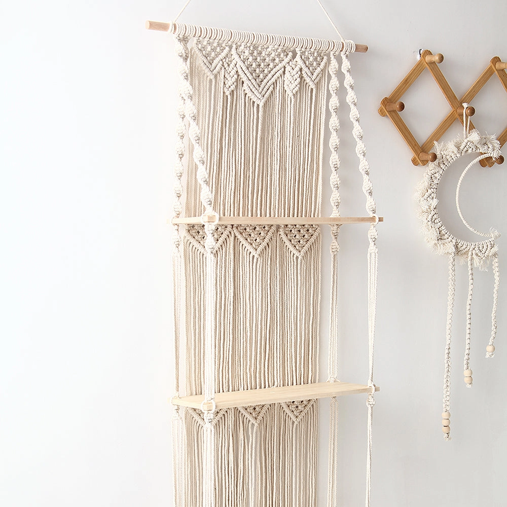 Macrame Wall Hanging Shelf