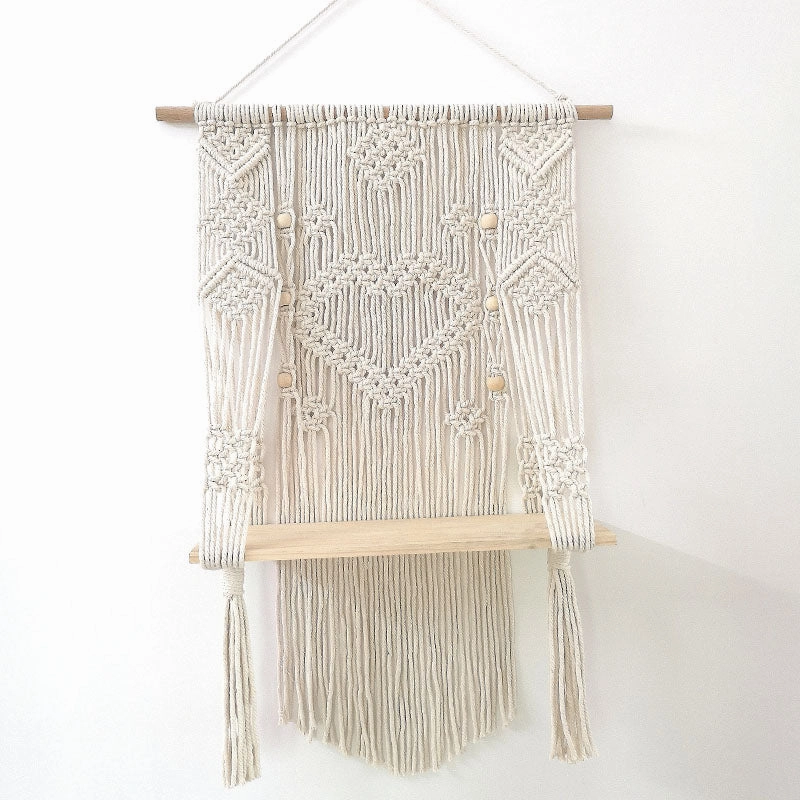 Macrame Wall Hanging Shelf