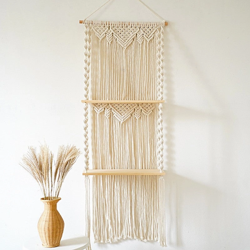 Macrame Wall Hanging Shelf