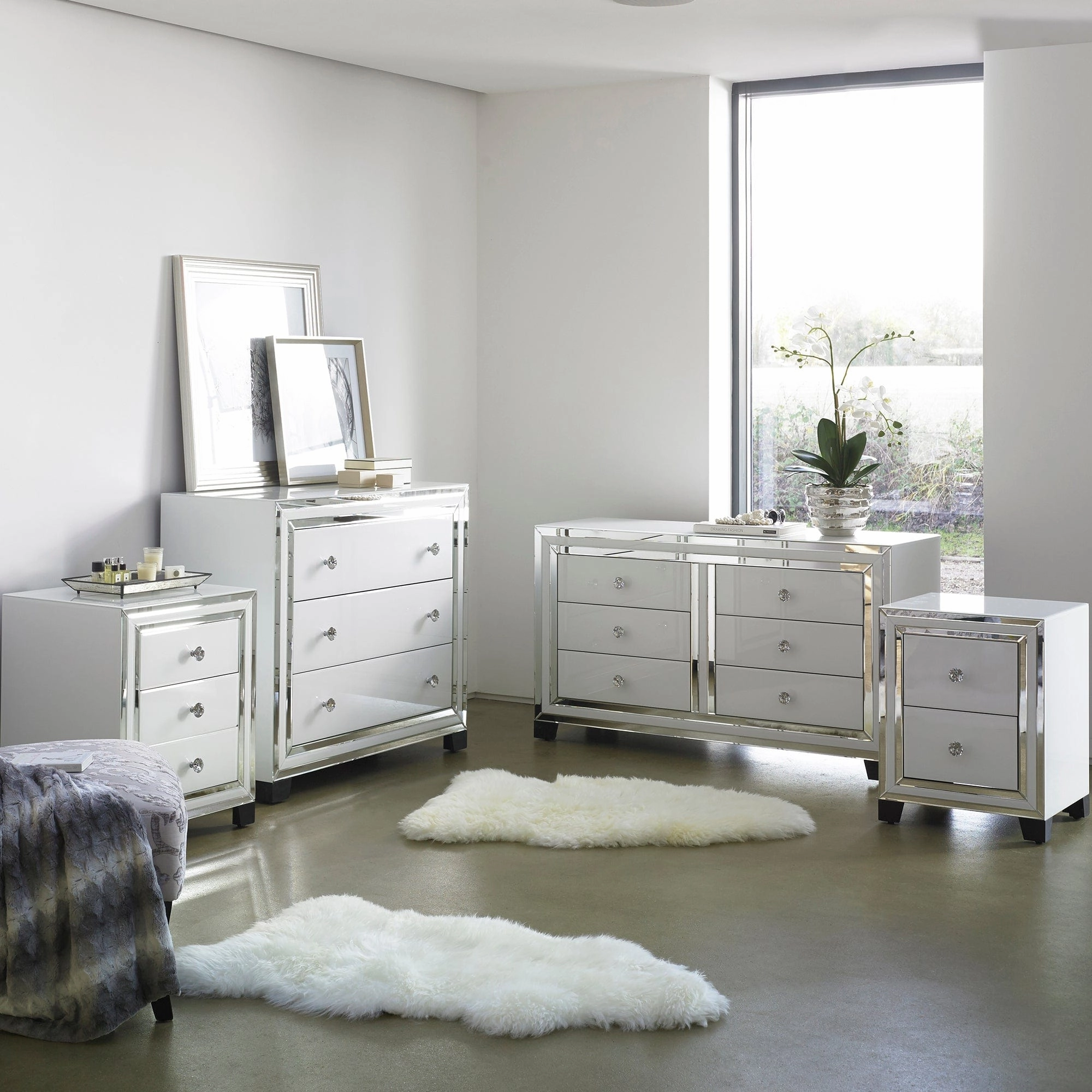 Madison - White Vanity Mirror