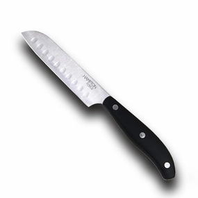 Magna Black 5" Santoku Knife with Frosted Blade Guardmodern kitchen decor ,kitchen dinner set ,dinnerware 