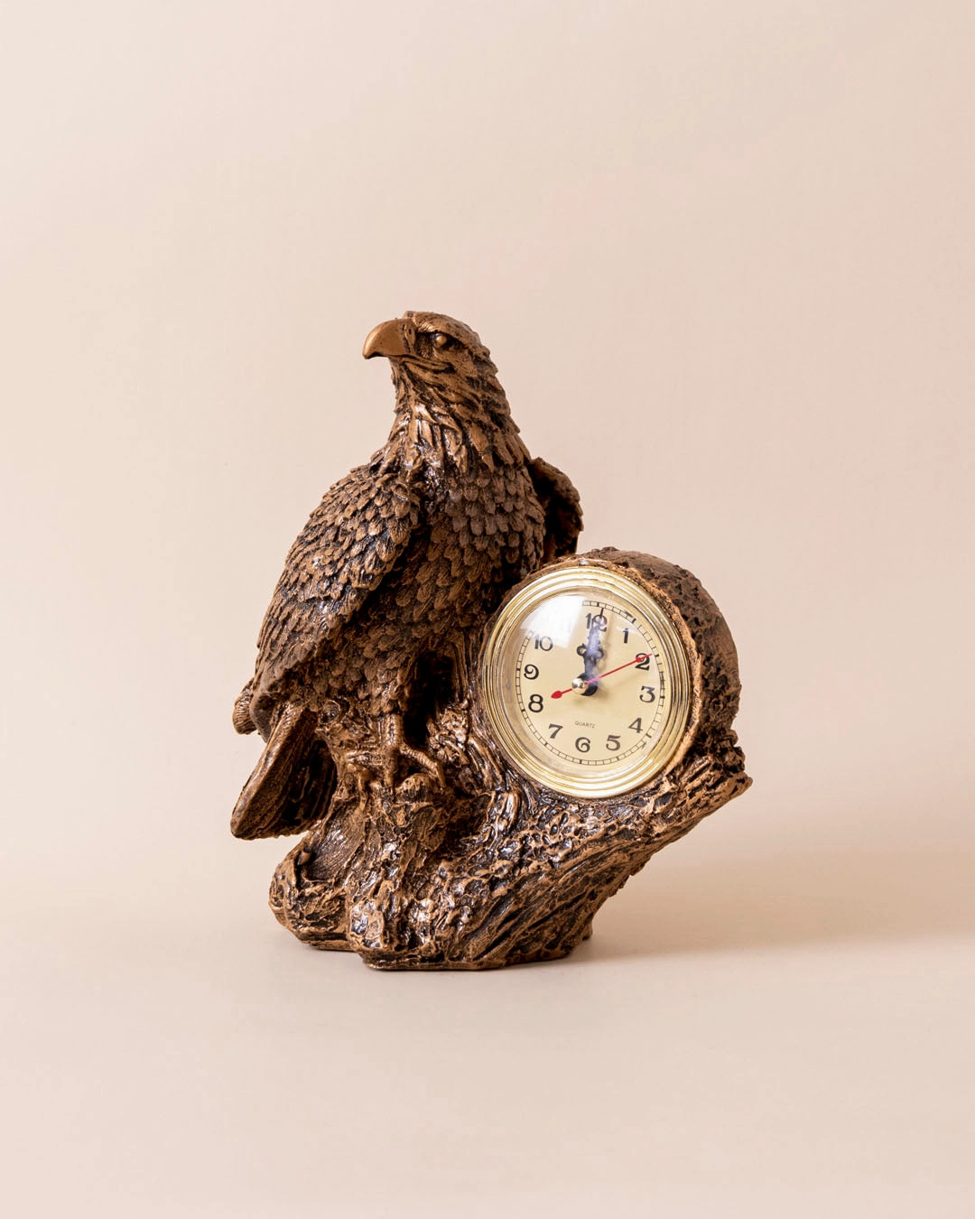 Majestic Eagle Table Clock
