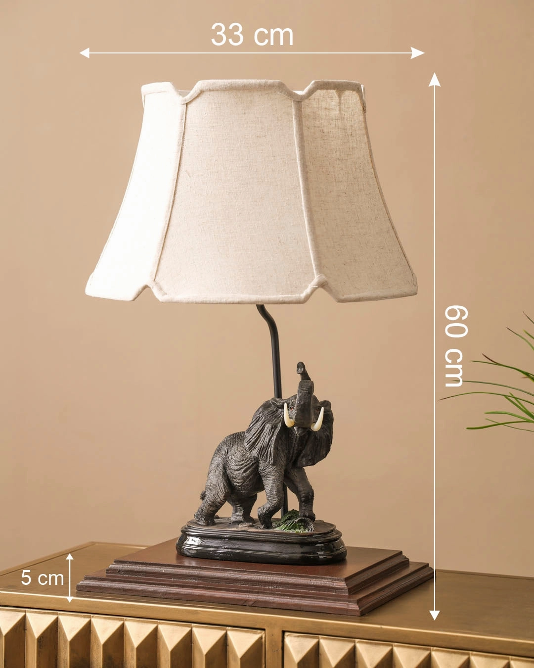 Majestic Elephant Table Lamp
