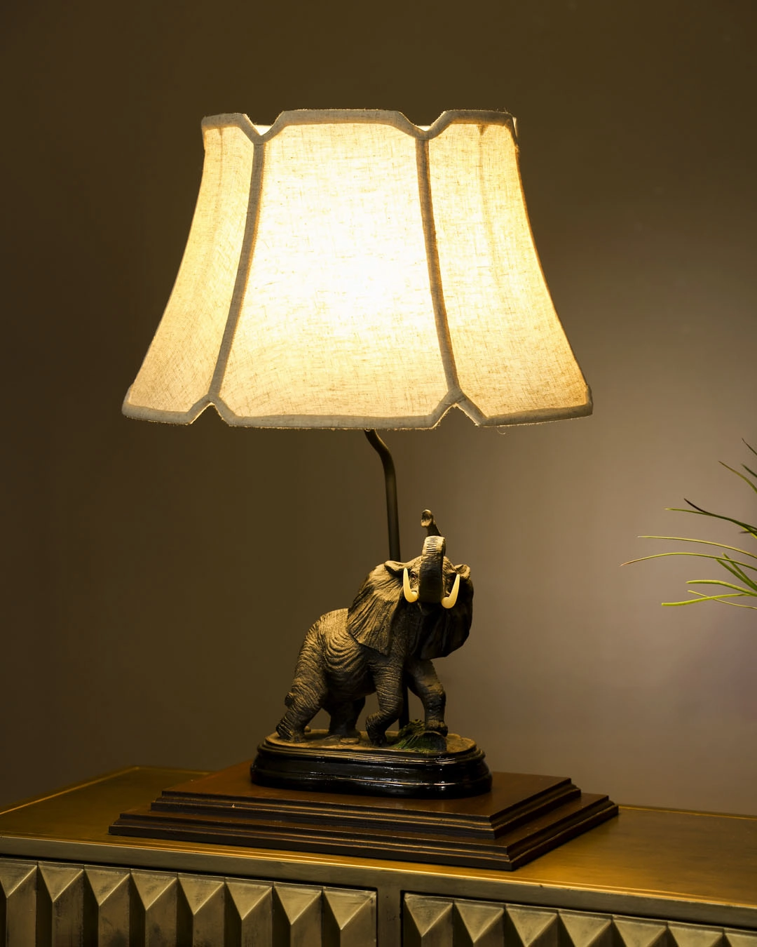 Majestic Elephant Table Lamp