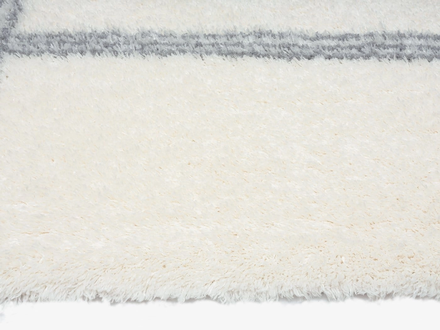Makara Ivory And Grey Tribal Shag Rug *NO RETURNS UNLESS FAULTY