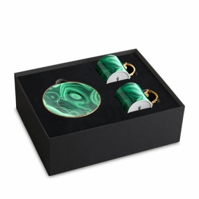 Malachite Espresso Cup & Saucer [Set Of 2]glass cups ,personalized mugs 
