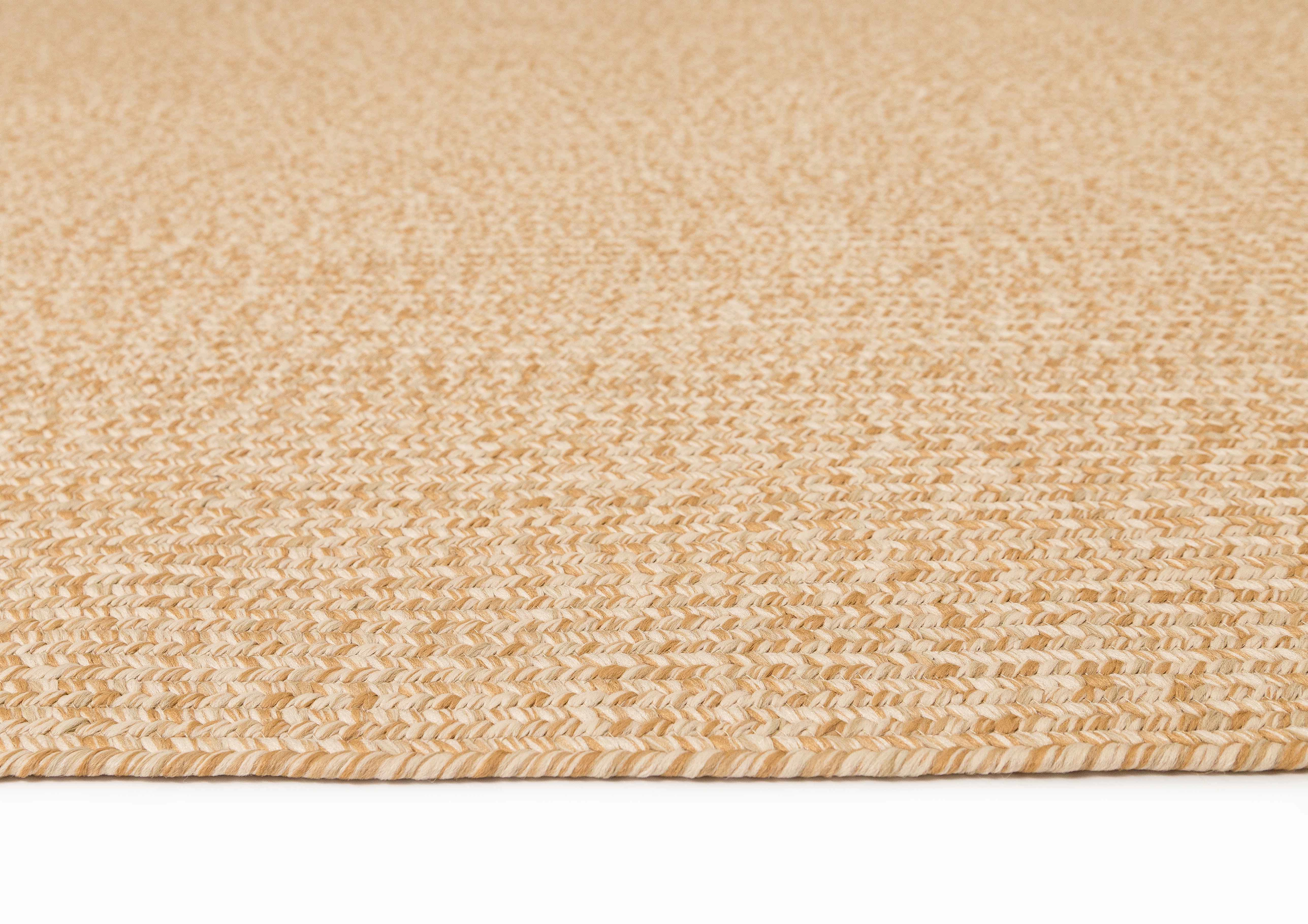 Malia Beige Braided Flatweave Indoor Outdoor Rug