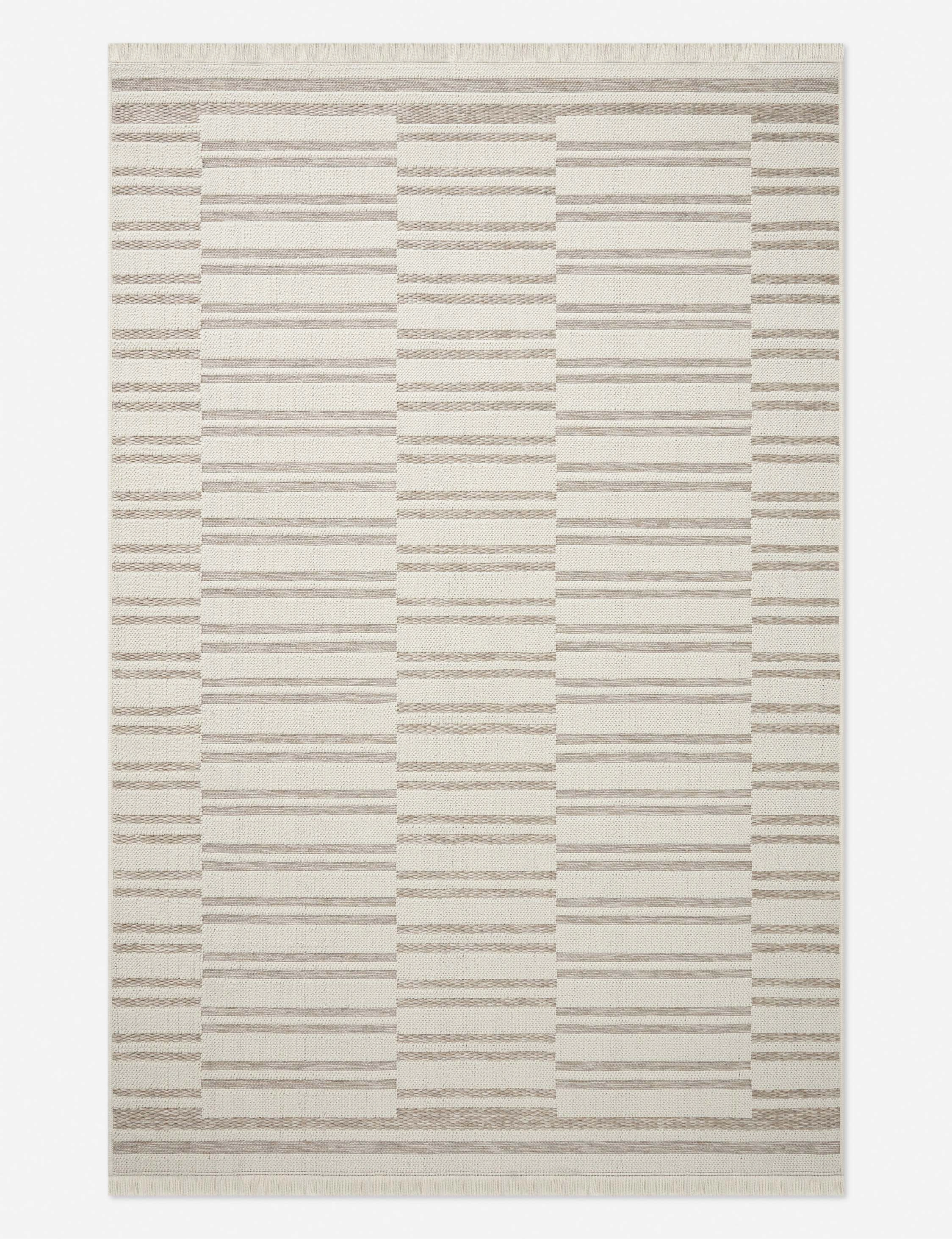 Malibu II Indoor / Outdoor Rug by Amber Lewis x Loloimodern color block patchwork rug