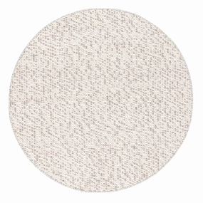 Mallory Marbled Cream and Grey Chunky Wool Round Rugmodern color block patchwork rug