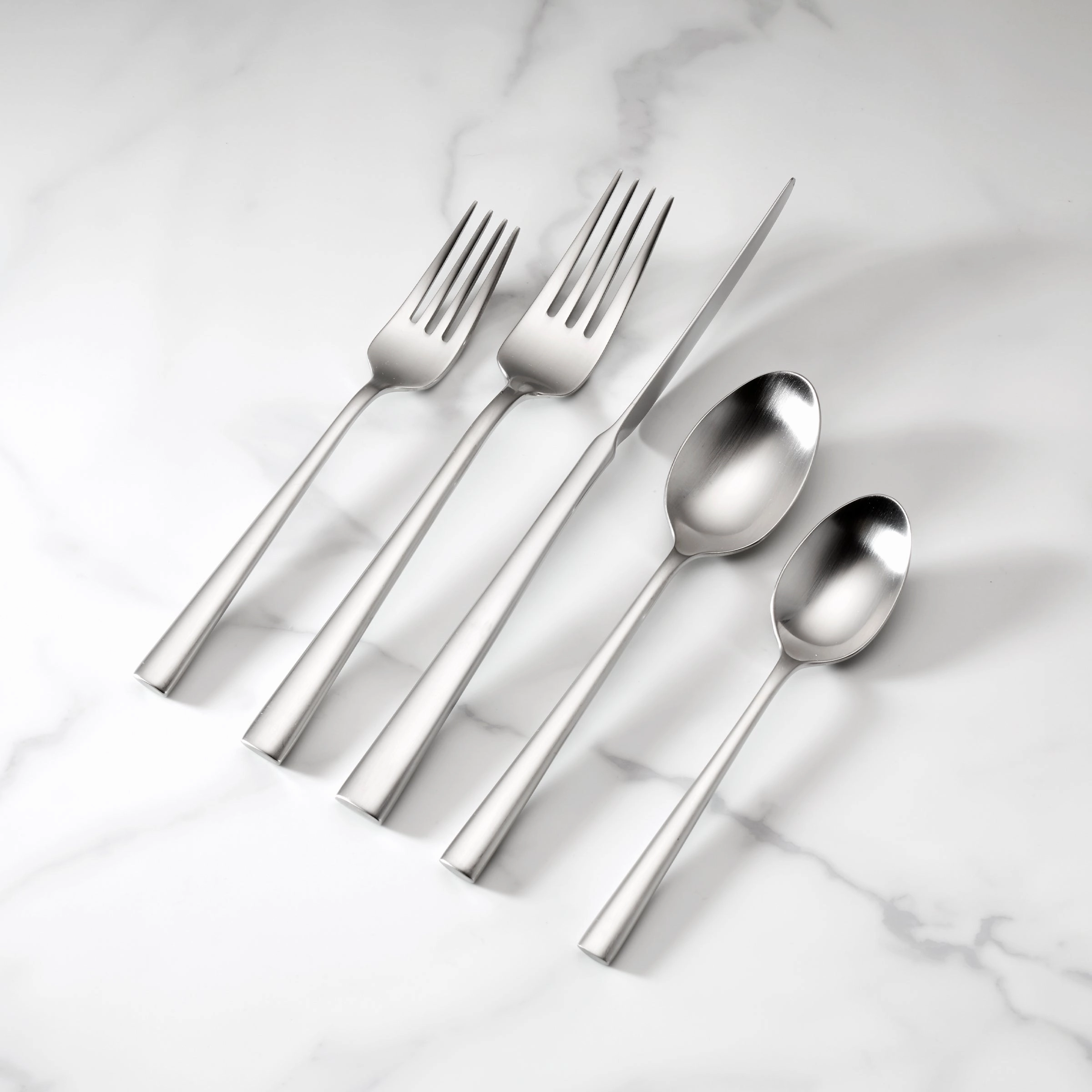 Malmo Satin 20 Piece Flatware Seteco-friendly bamboo fiber tableware set 